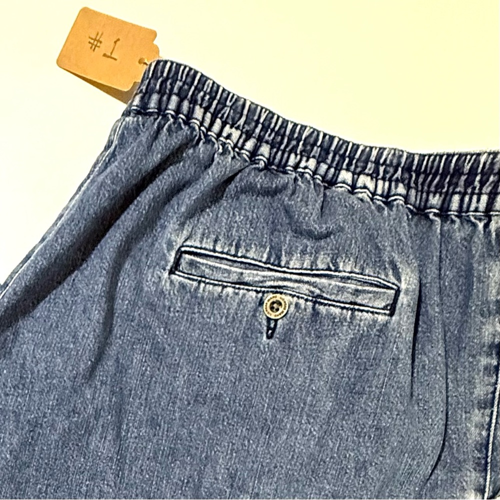 Liz Claiborne #1 Blue Ankle Jeans 100% Cotton Size 22 Petite 26.5” Inseam - Picture 7 of 15